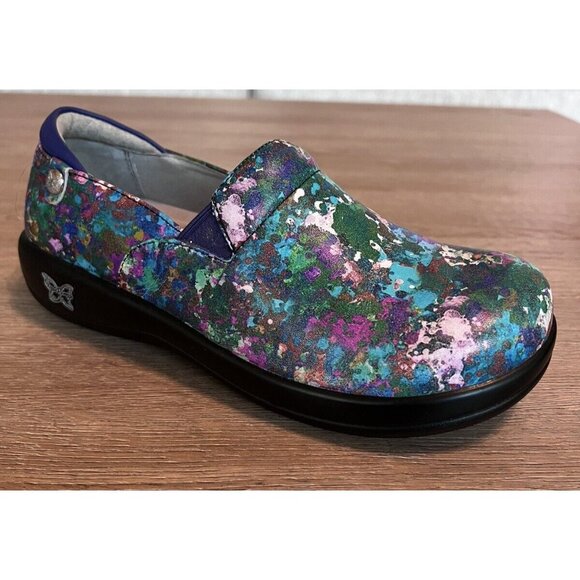 Alegria Keli Big Fun Low Key For Real Leather Slip On Comfort Shoes EU 38 US 8 - Picture 2 of 9
